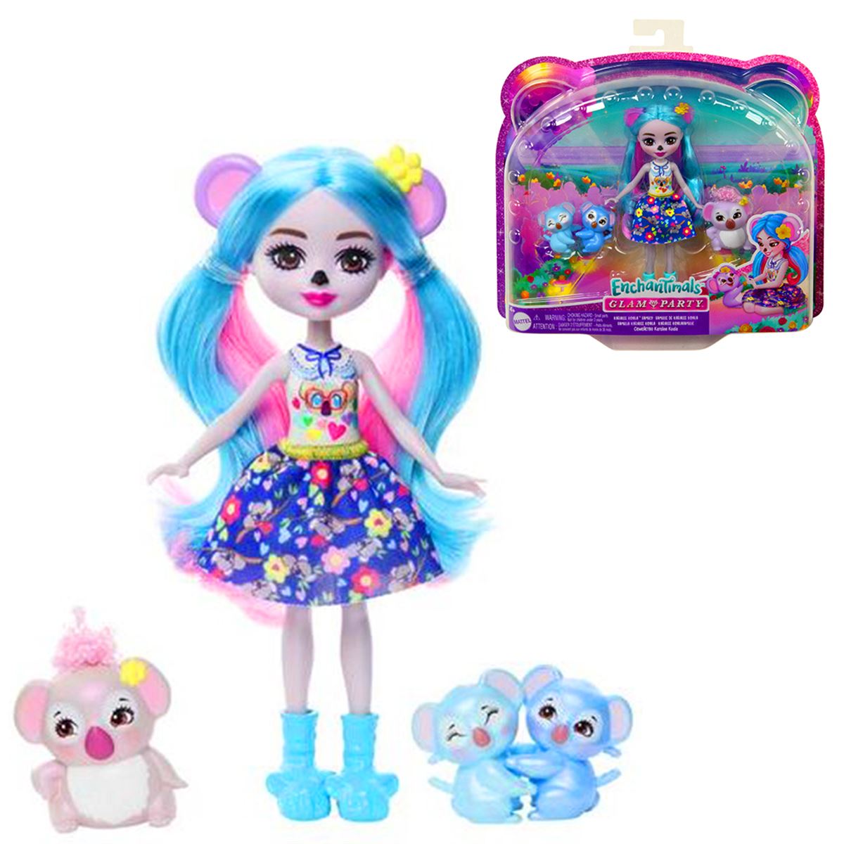 ENCHANTİMALS GJX43 AİLE SERİSİ OYUN SETİ 4+ 1