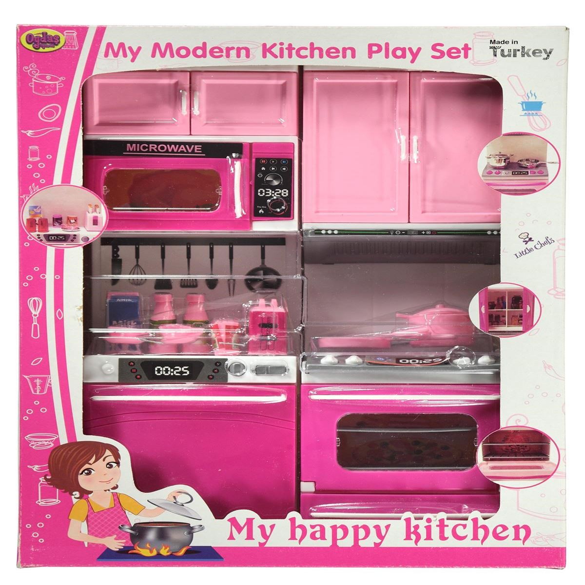 OYDAŞ MY MODERN KİTCHEN 02306 FIRIN VE BULAŞIK MAKİNESİ 2 Lİ SET 3+ 1