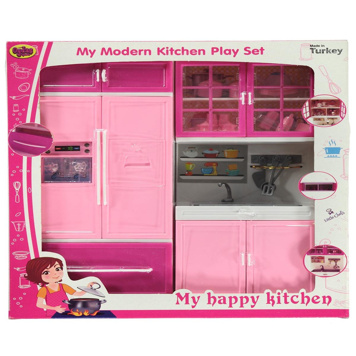 OYDAŞ MY MODERN KİTCHEN 02308 DOLAP LAVABO 2 Lİ SETİ 3+ 1