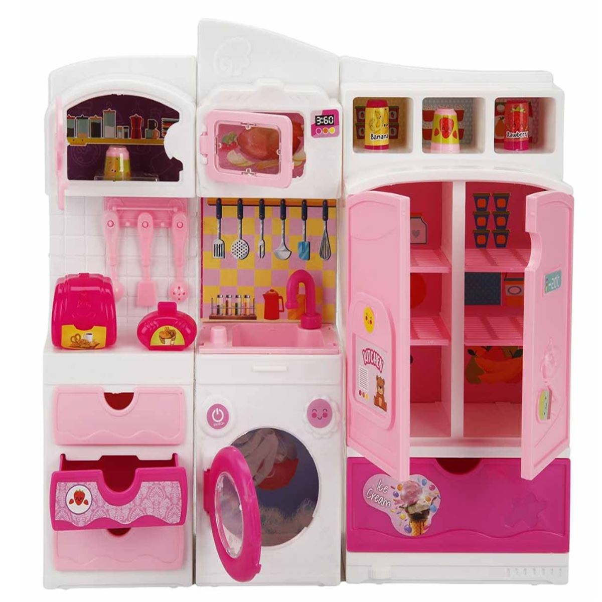 OYDAŞ ANLİLY MİNİK ŞEFLER 02361 ÜÇLÜ DOLAP SETİ 1