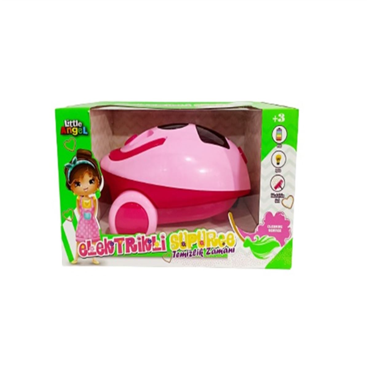 OYDAŞ LİTTLE ANGEL 02602 ELEKTRİKLİ SÜPÜRGE BÜYÜK BOY PİLLİ IŞIKLI 3+ 1