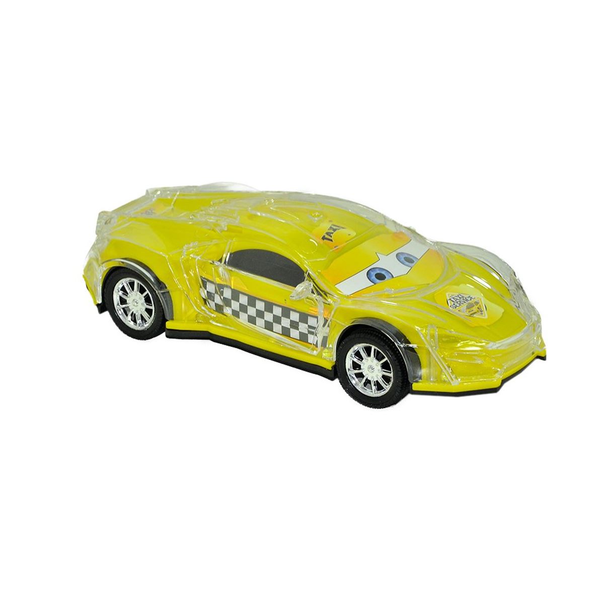 PRATİK ÇARP DÖN PİLLİ SARI TAKSİ P 4020 PLASTİK IŞIKLI MÜZİKLİ 24H 1
