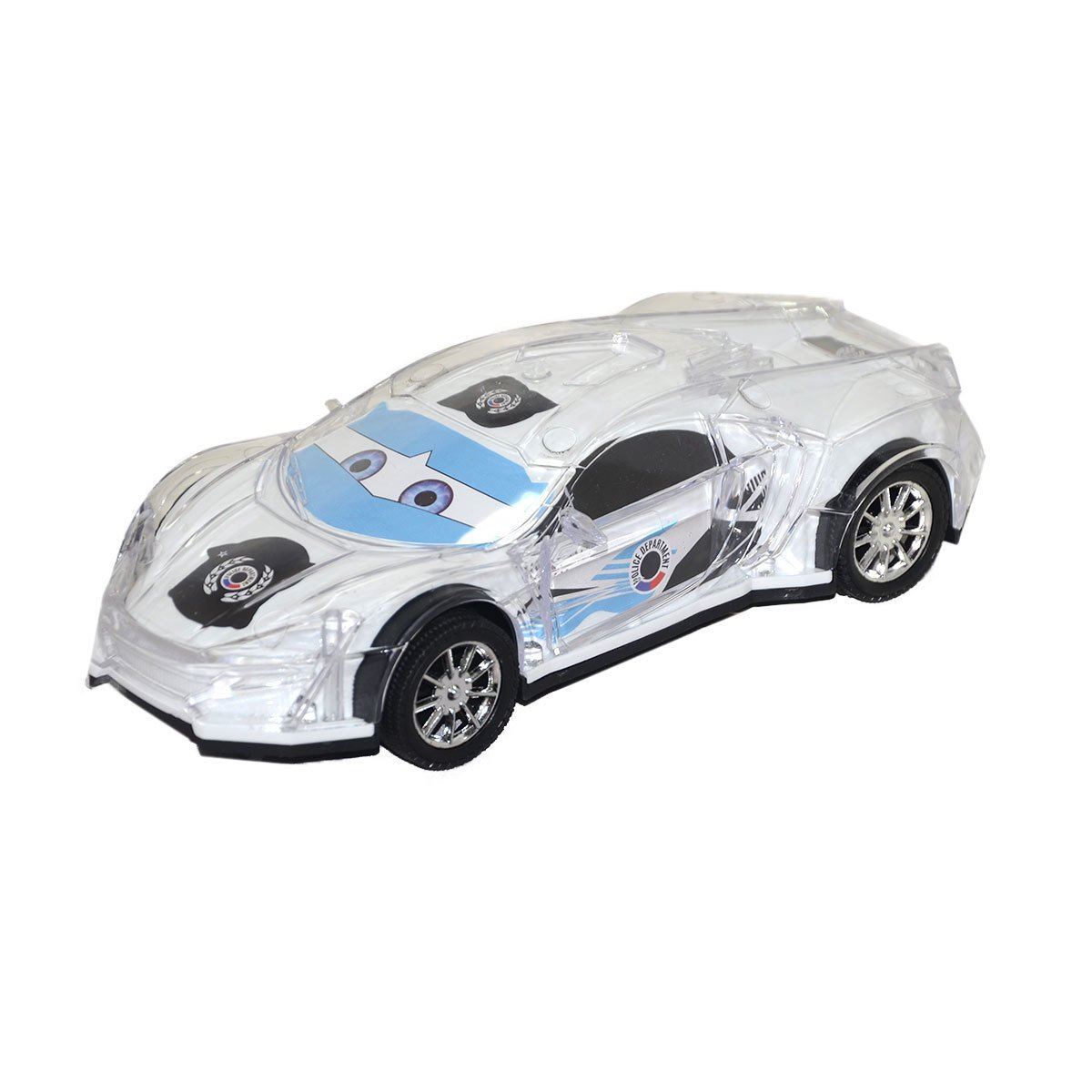 PRATİK ÇARP DÖN PİLLİ TRAFİK POLİSİ P4030 PLASTİK IŞIKLI MÜZİKLİ 1