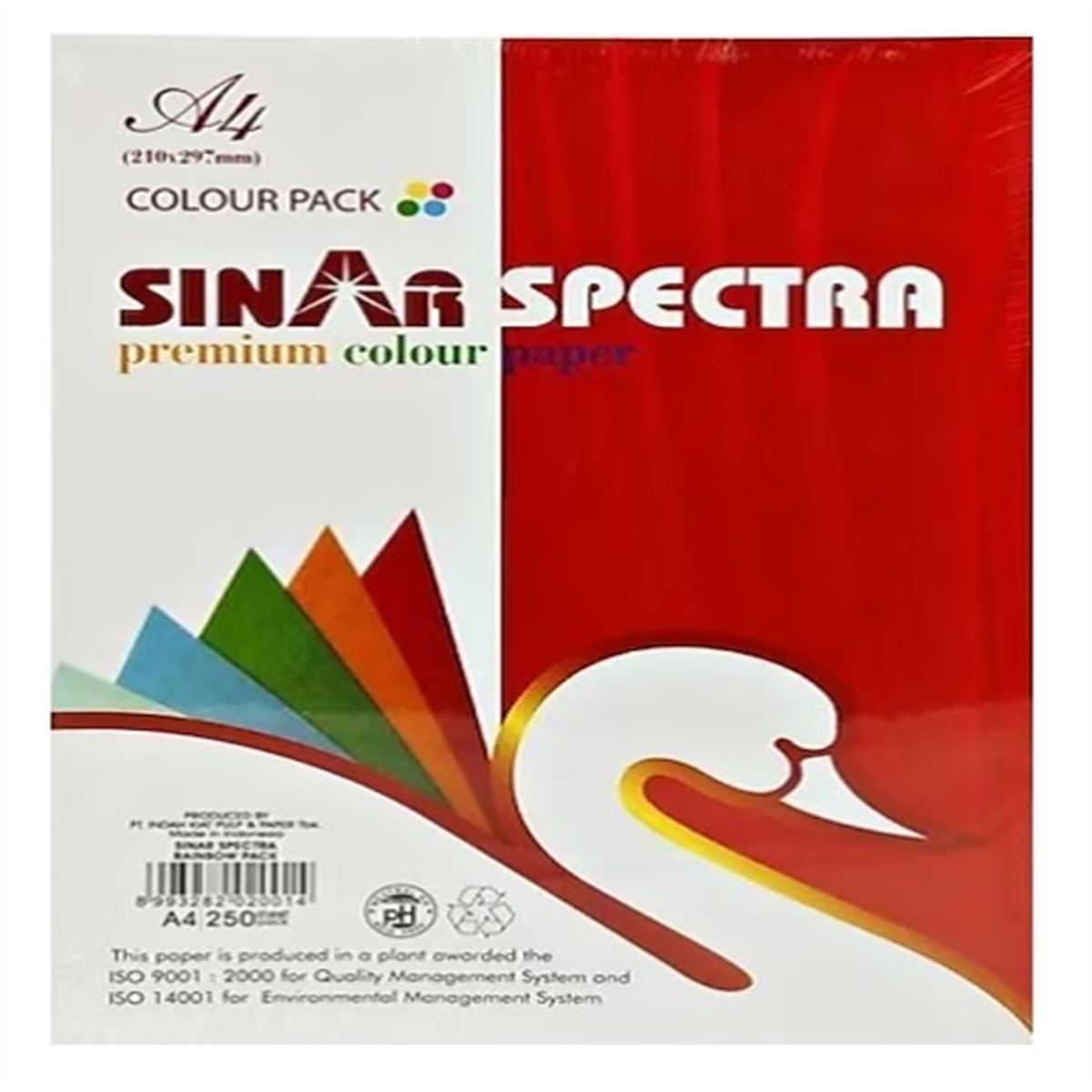 SINAR SPECTRA RENKLİ FOTOKOPİ KAĞIDI SARI A4 80 GR 250 Lİ IT-160 1