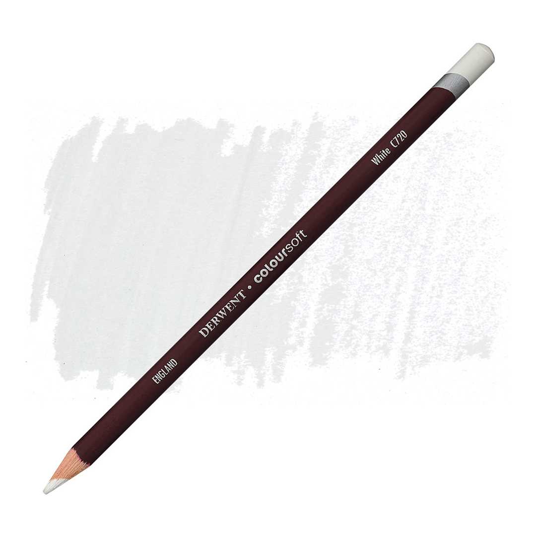 DERWENT ÇİZİM KALEMİ COLOURSOFT WHİTE 6 LI 0701024 1