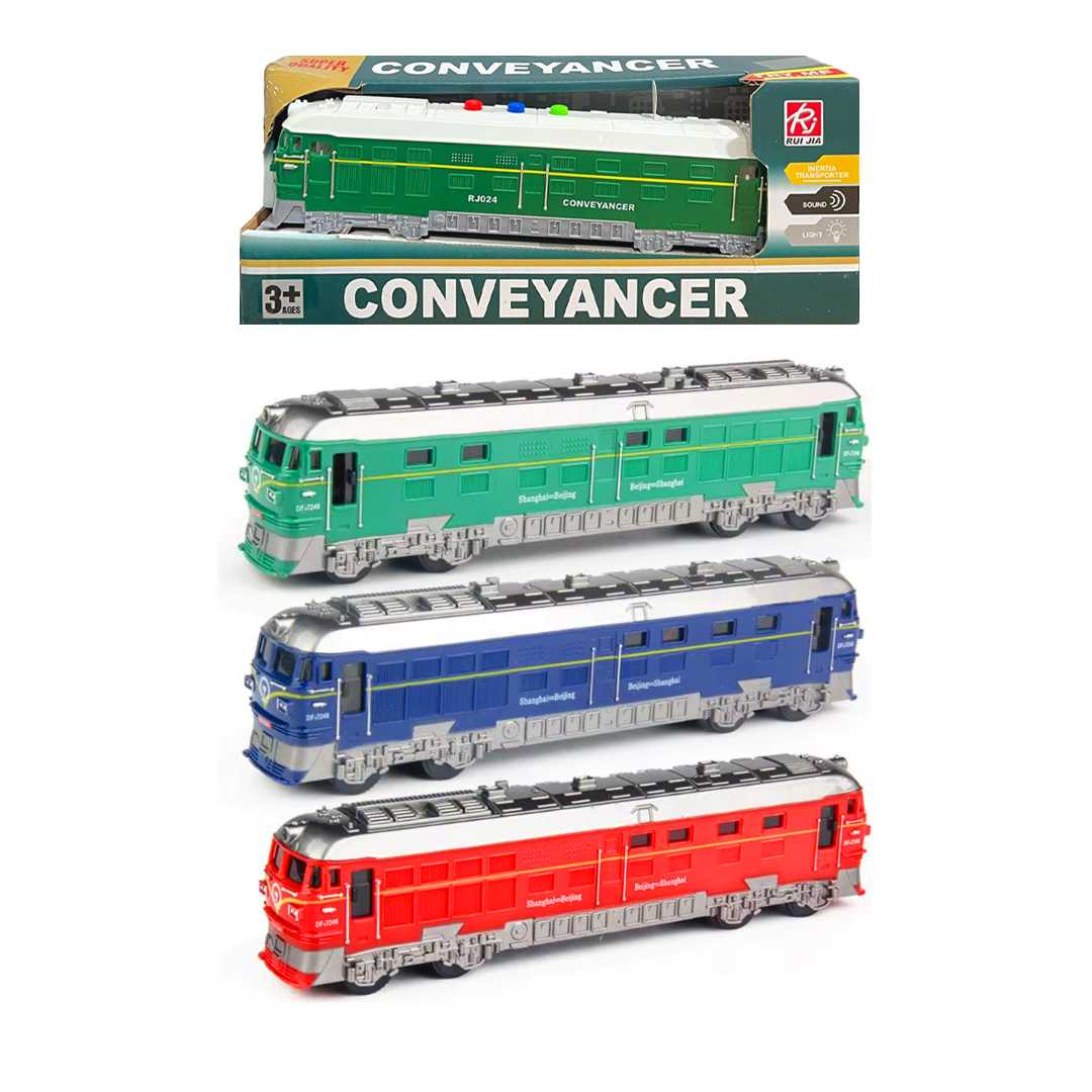 AYA TOYS TREN RJ024 SESLİ IŞIKLI PİLLİ 3+ 1