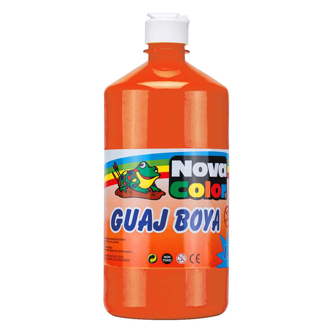 NOVA COLOR GUAJ BOYA 1000 ML TURUNCU NC-328 1