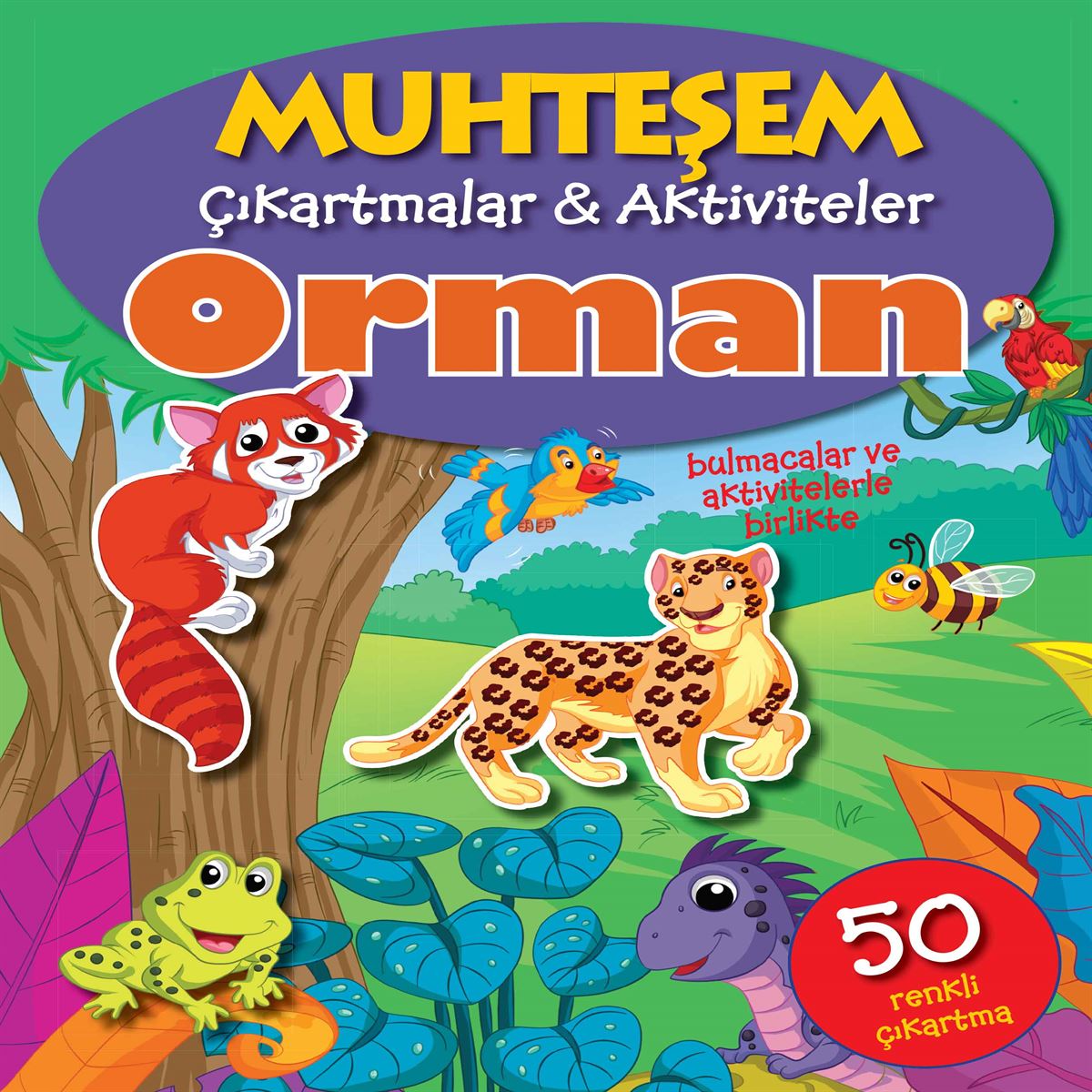 PARILTI MUHTEŞEM ÇIKARTMALAR ORMAN 1