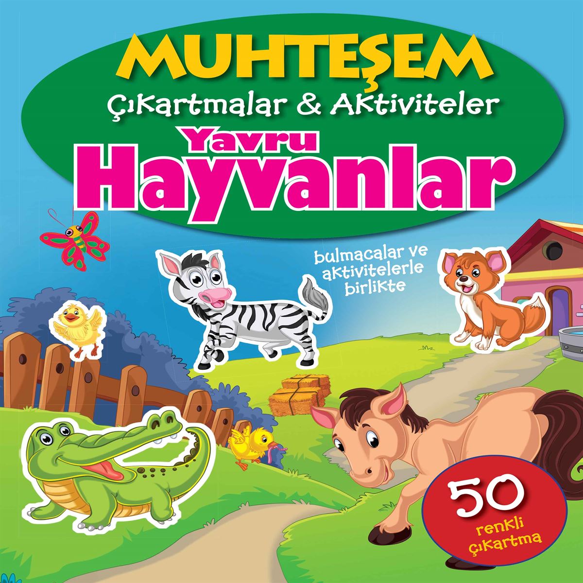 PARILTI MUHTEŞEM ÇIKARTMALAR YAVRU HAYVANLAR 1