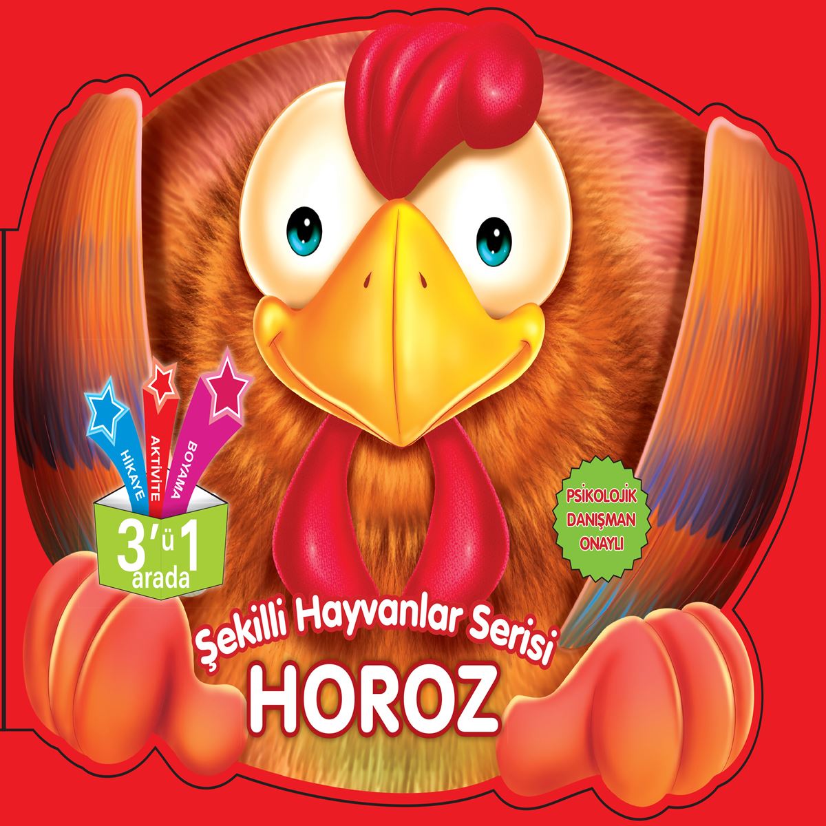 PARILTI BOYAMA KİTABI HOROZ 1