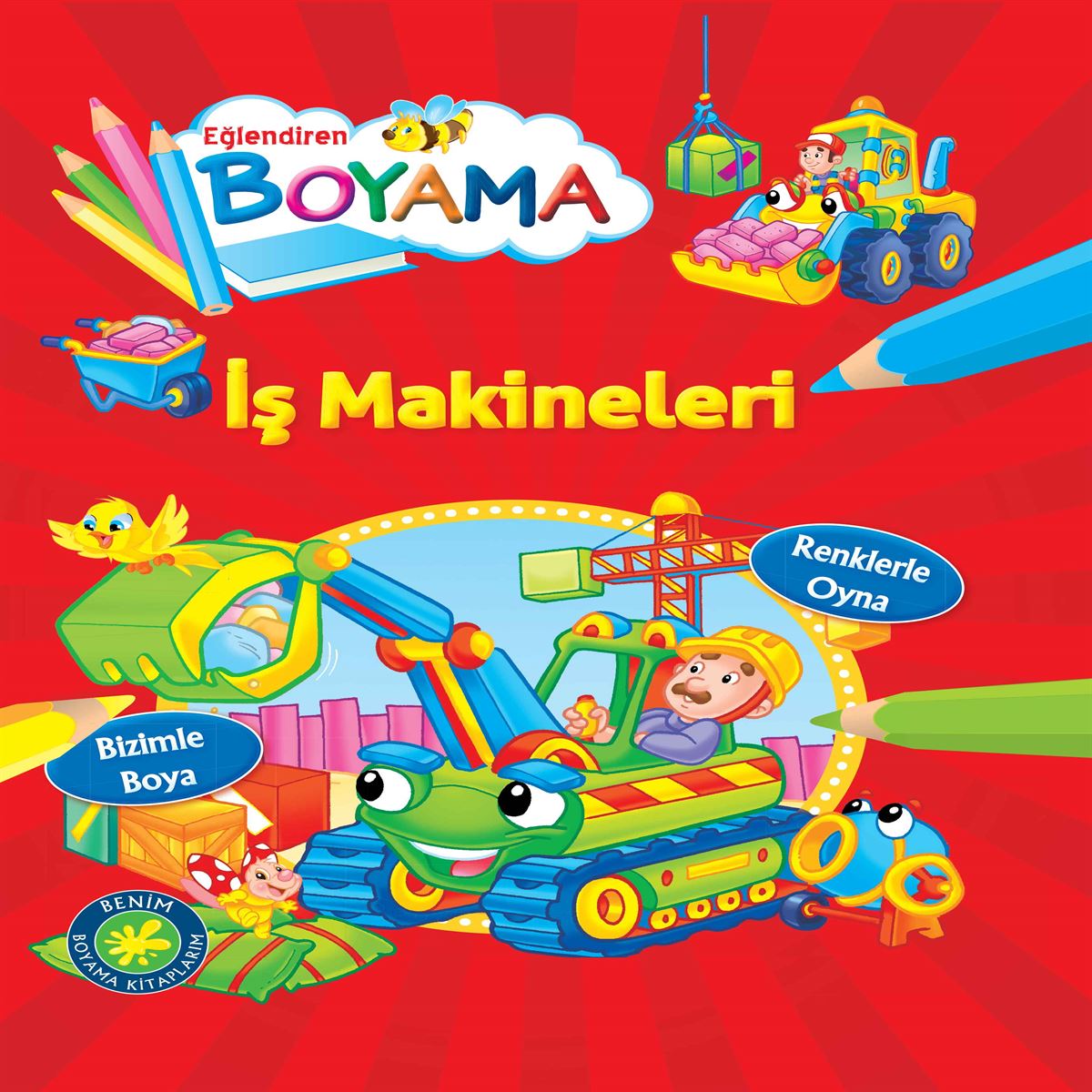 PARILTI EĞLENDİREN BOYAMA İŞ MAKİNELERİ 1