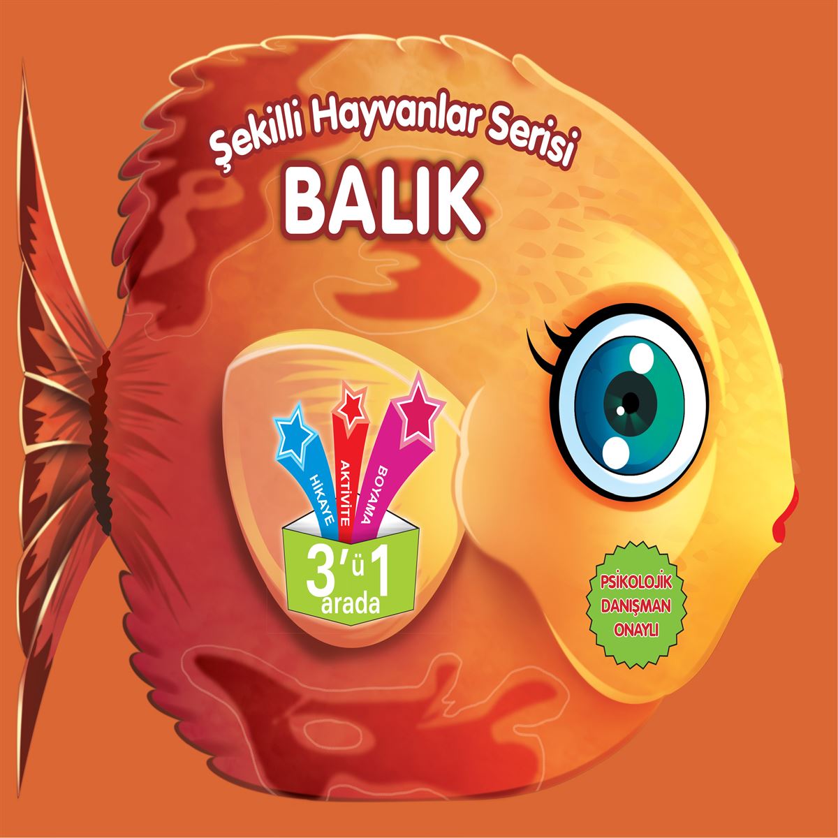 PARILTI BOYAMA KİTABI BALIK 1