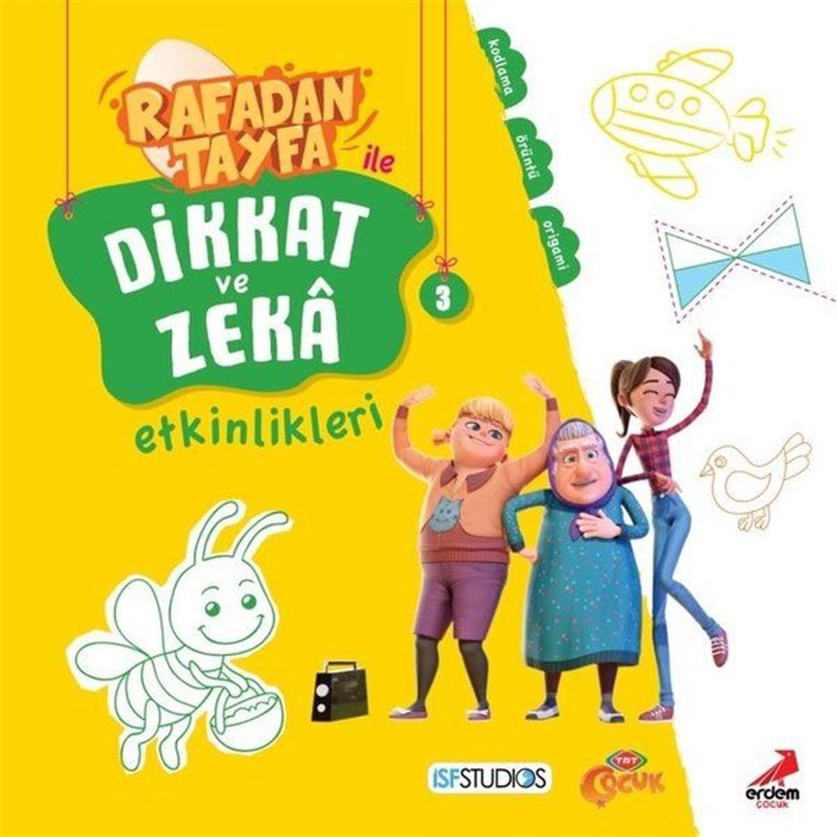 ERDEM ETKİNLİK KİTABI RAFADAN TAYFA İLE DİKKAT VE ZEKA ETKİNLİKLERİ -3 1