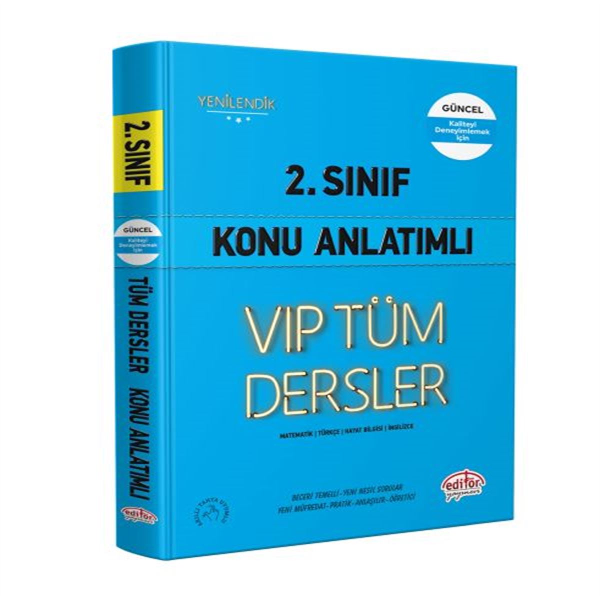 EDİTÖR KONU ANLATIMLI VİP TÜM DERSLER 2. SINIF MAVİ KİTAP İADESİZ 1