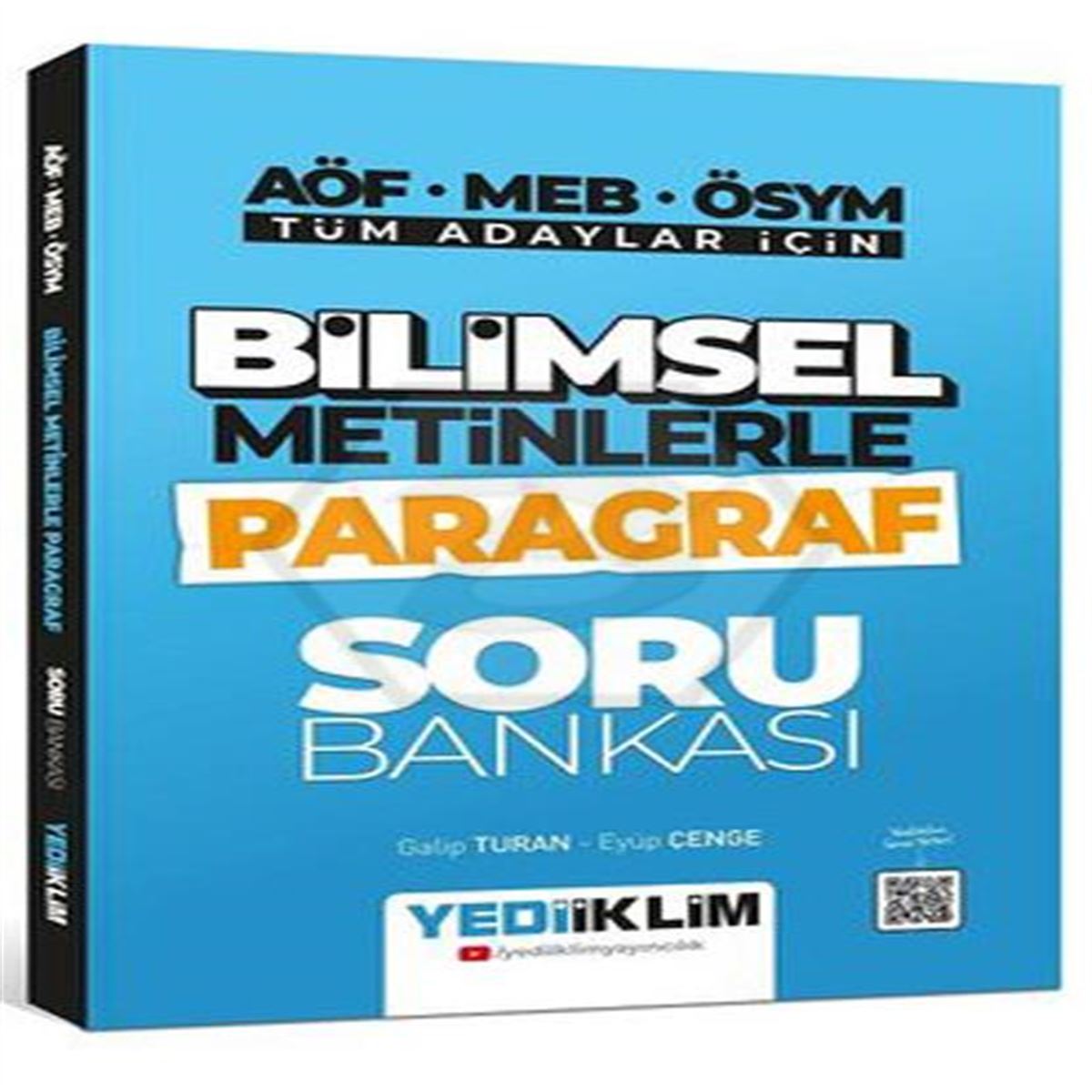 YEDİİKLİM SORU BANKASI BİLİMSEL METİNLERLE PARAGRAF TÜM ADAYLAR İÇİN İADESİZ 1