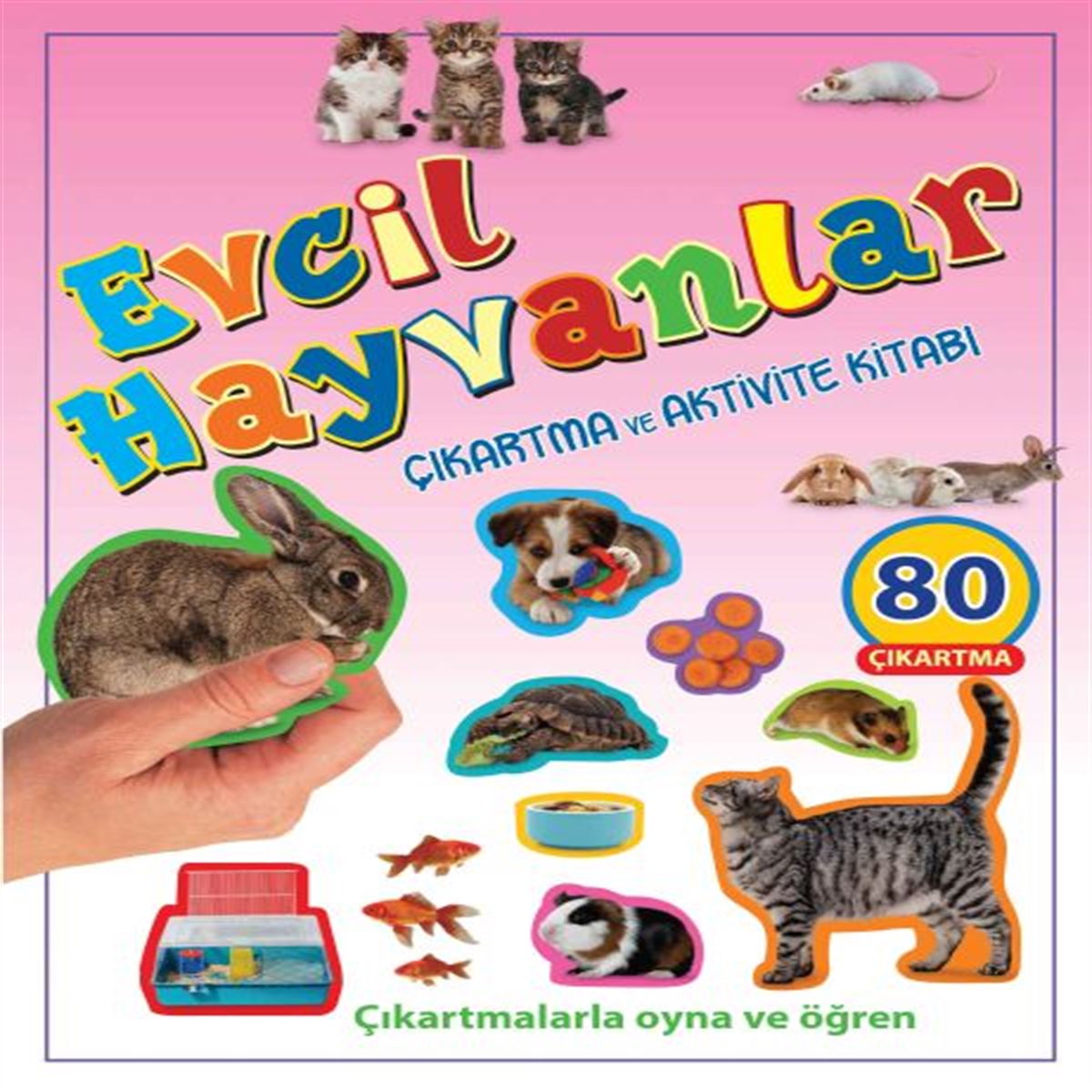 PARILTI ÇIKARTMALARLA OYNA VE ÖĞREN EVCİL HAYVANLAR 1
