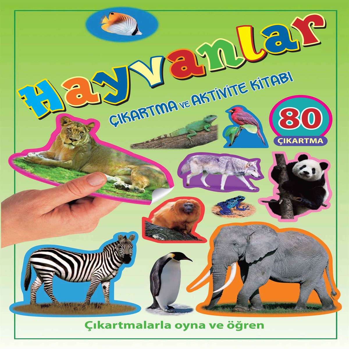 PARILTI ÇIKARTMALARLA OYNA VE ÖĞREN HAYVANLAR 1