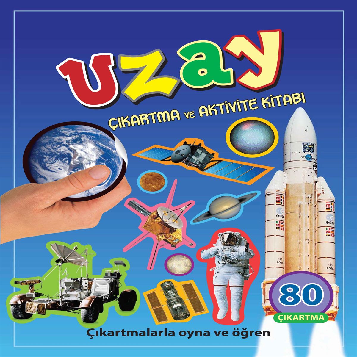 PARILTI ÇIKARTMALARLA OYNA VE ÖĞREN UZAY 1