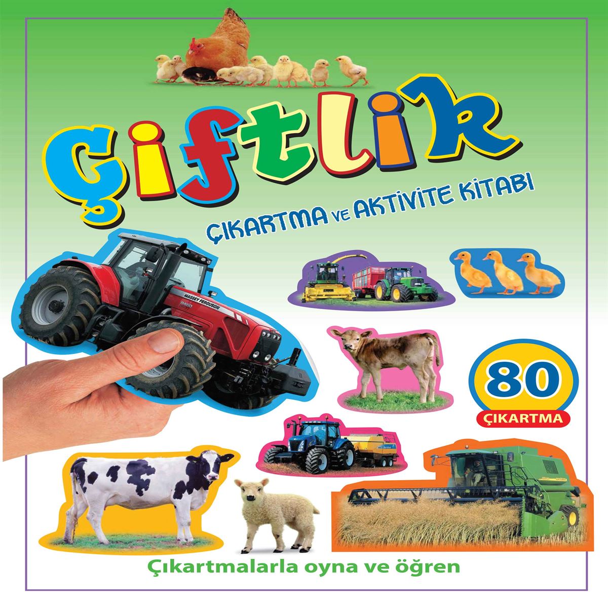 PARILTI ÇIKARTMALARLA OYNA VE ÖĞREN ÇİFTLİK 1