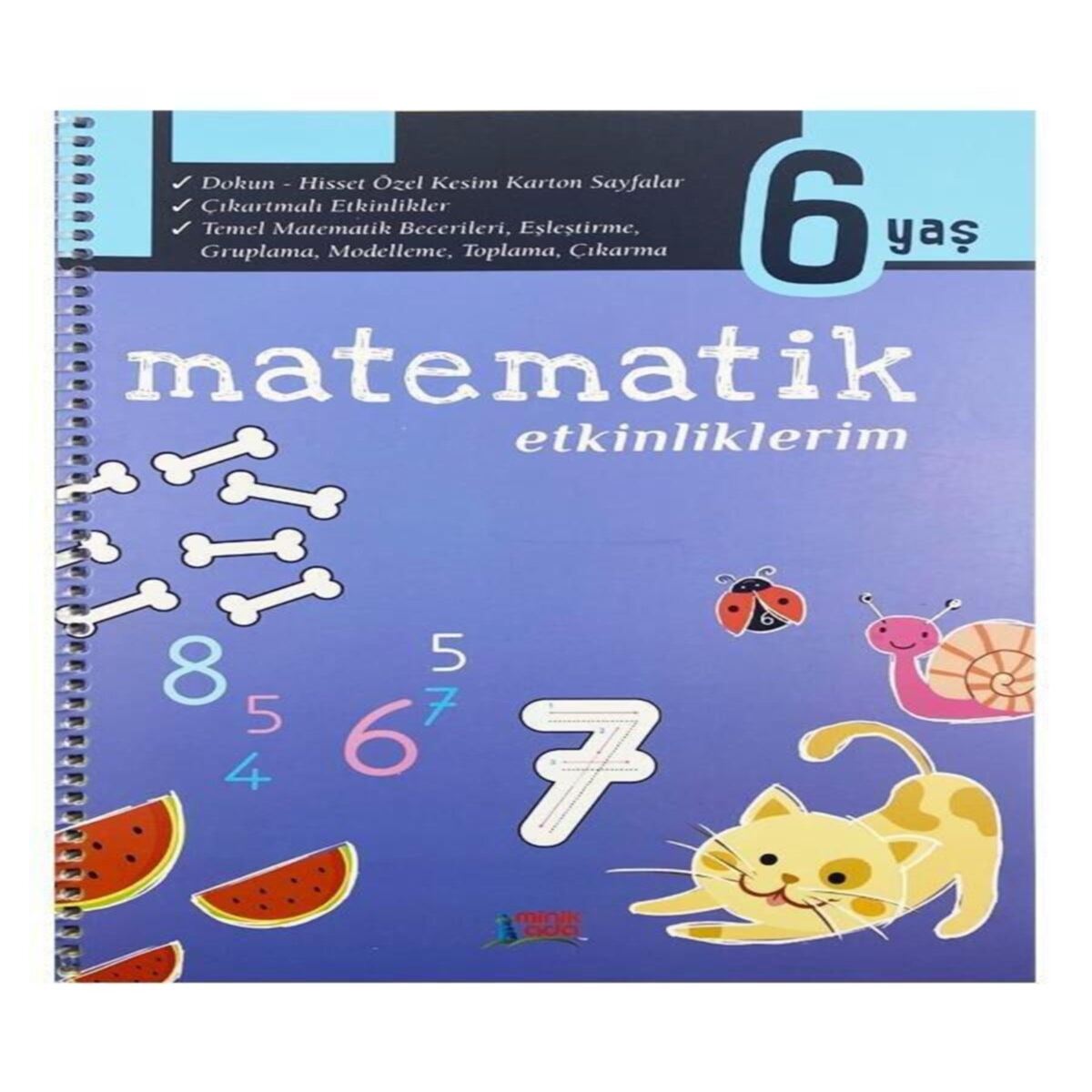 MİNİK ADA EĞİTİM KİTABI MATEMATİK ETKİNLİKLERİM 6 YAS 1