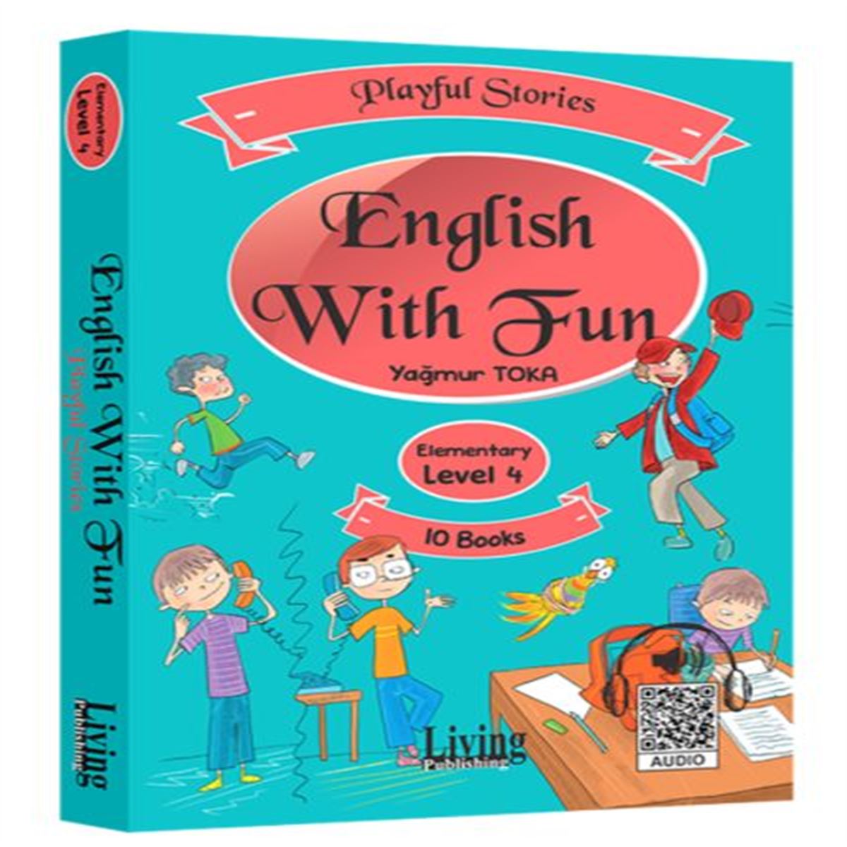 LİVİNG ENGLİSH WİTH FUN ELEMENTARY LEVEL4 (10 BOOKS) 1