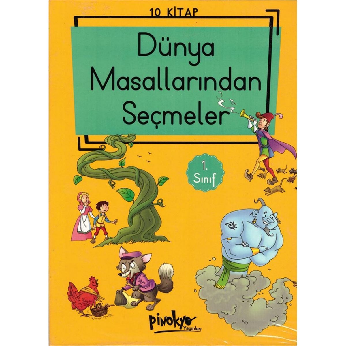 PİNOKYO DÜNYA MASALLARINDAN SEÇMELER DÜZ YAZI 1. SINIF 10 KİTAP 1