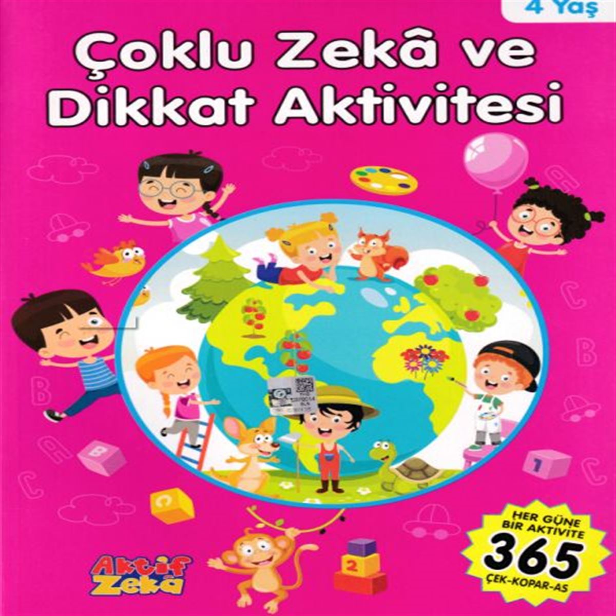 AKTİF ZEKA ÇOKLU ZEKA VE DİKKAT AKTİVİTESİ PEMBE 4+ 1