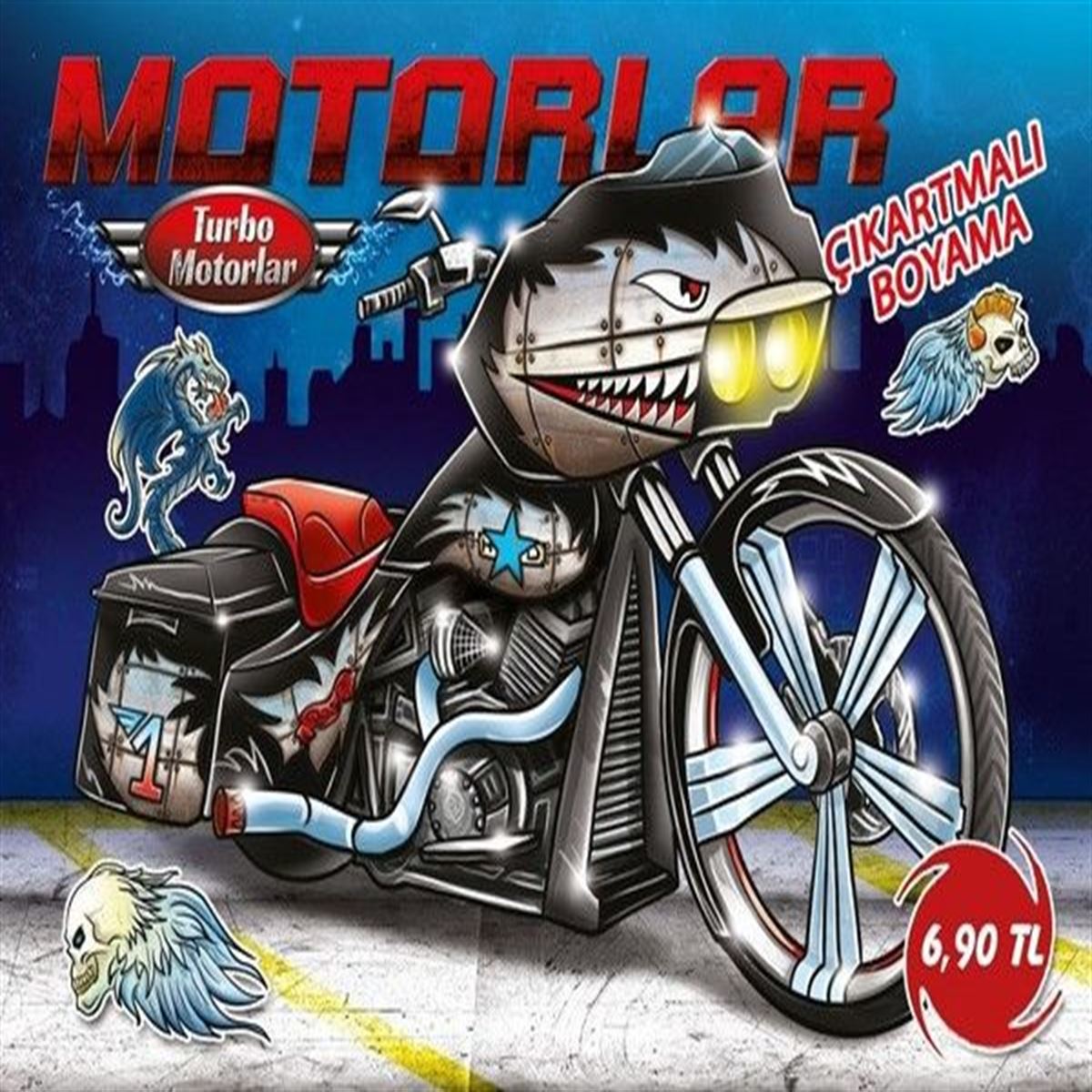 ÇAKIL GÜLEN YÜZ TURBO MOTORLAR BOYAMA KİTABI 1