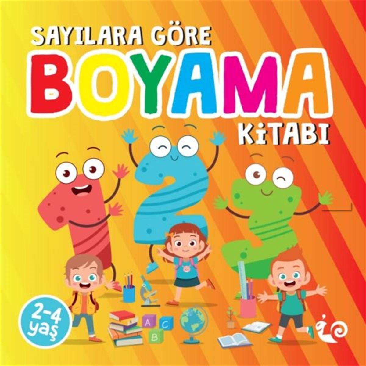 ÇİKOLATA SAYILARA GÖRE BOYAMA KİTABI 1