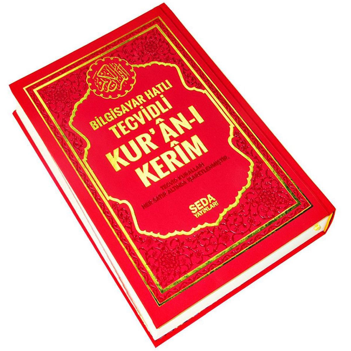 SEDA KURANI KERİM 176 BİLGİSAYAR HATLI SATIR ALTI TECVİDLİ RAHLE BOY 20X28 1