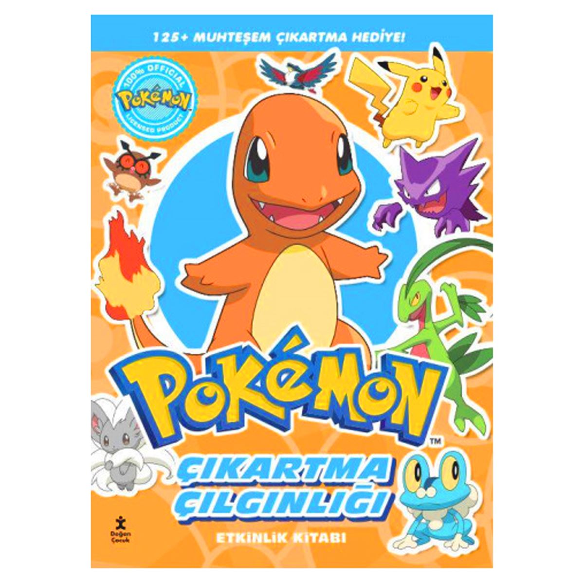 DOĞAN ETKİNLİK KİTABI POKEMON CHARMANDER ÇIKARTMA ÇILGINLIĞI 125+ ÇIKARTMA 1