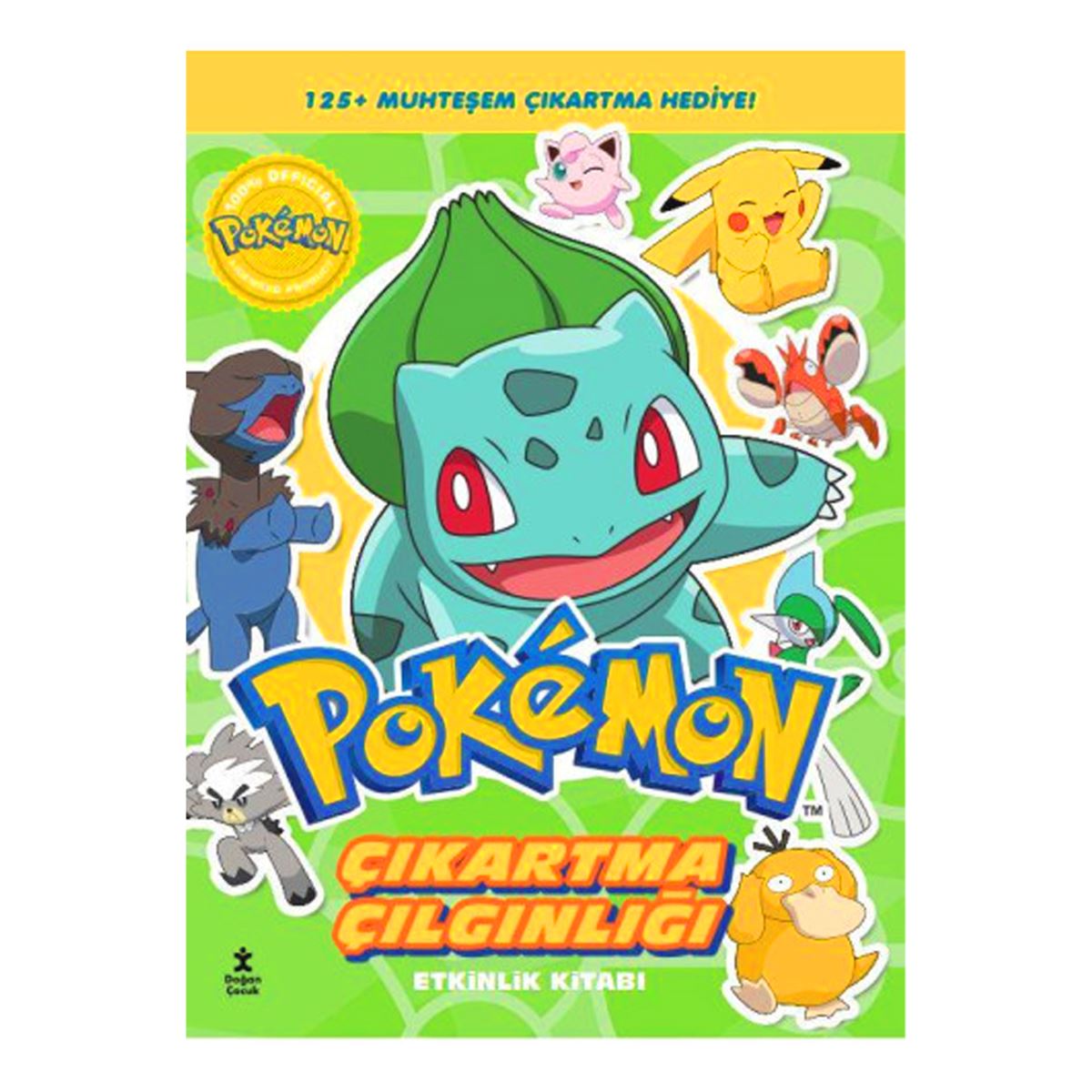DOĞAN ETKİNLİK KİTABI POKEMON BULBASAUR ÇIKARTMA ÇILGINLIĞI 125+ ÇIKARTMA 1