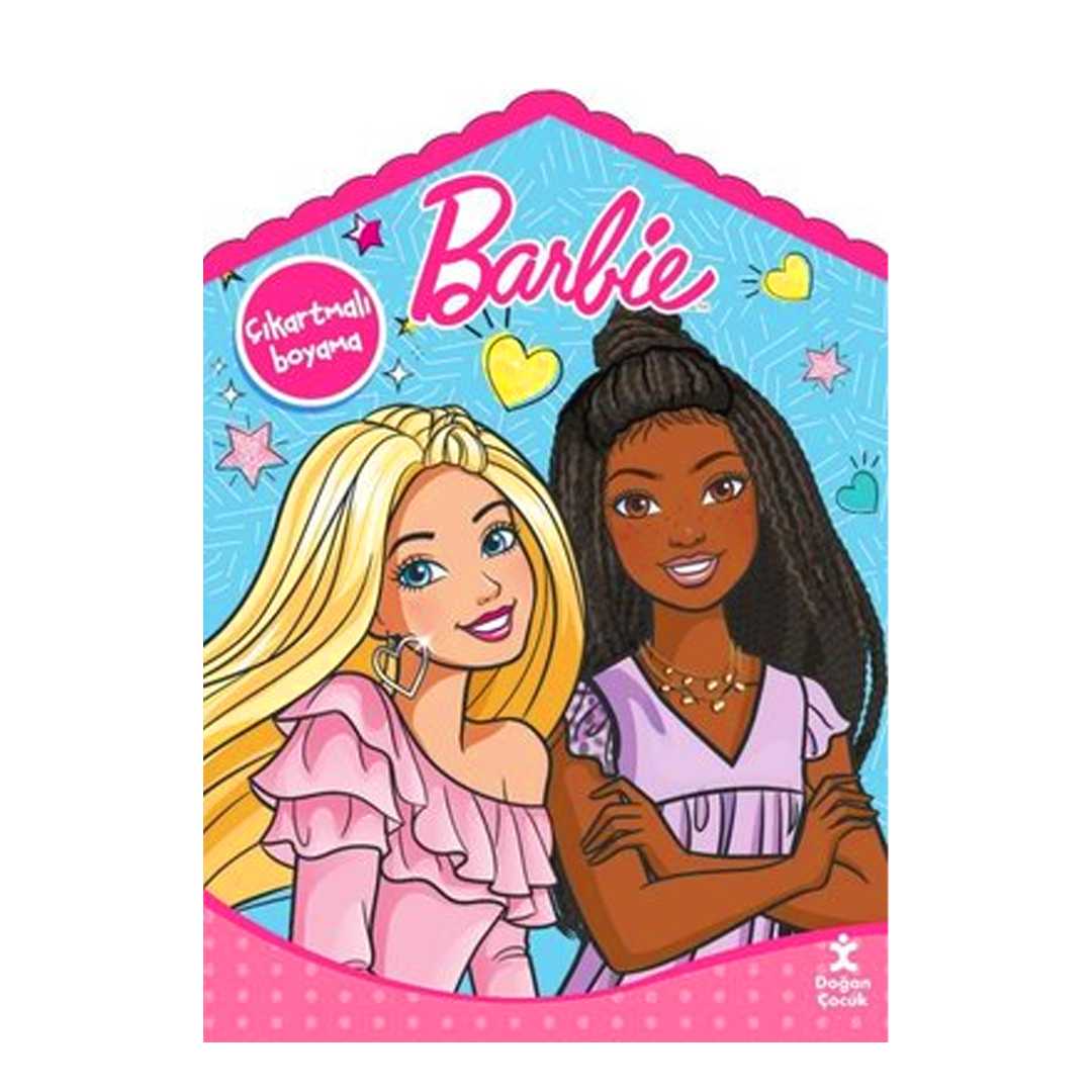 DOĞAN BOYAMA KİTABI BARBİE ÇIKARTMALI 1