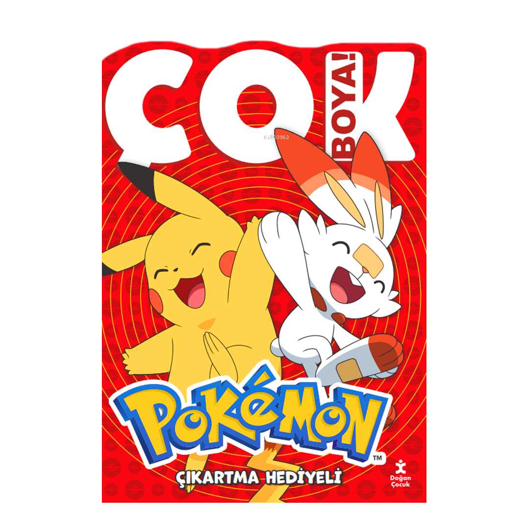 DOĞAN BOYAMA KİTABI ÇOK BOYA POKEMON ÇIKARTMA HEDİYELİ 1