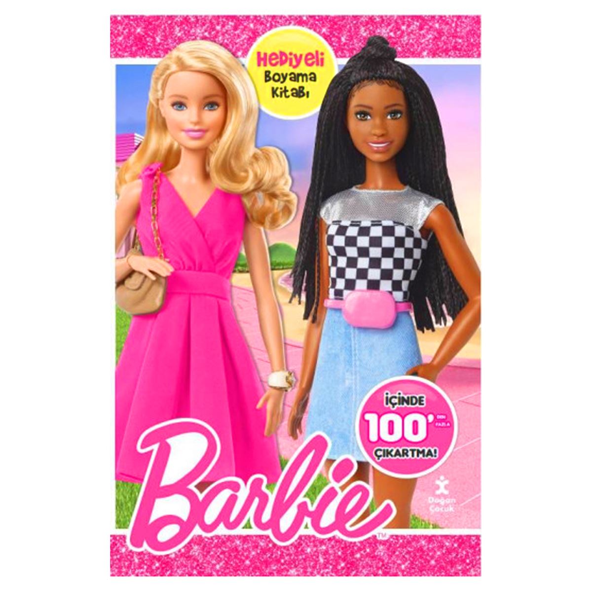 DOĞAN BOYAMA KİTABI BARBİE 100+ ÇIKARTMA 1