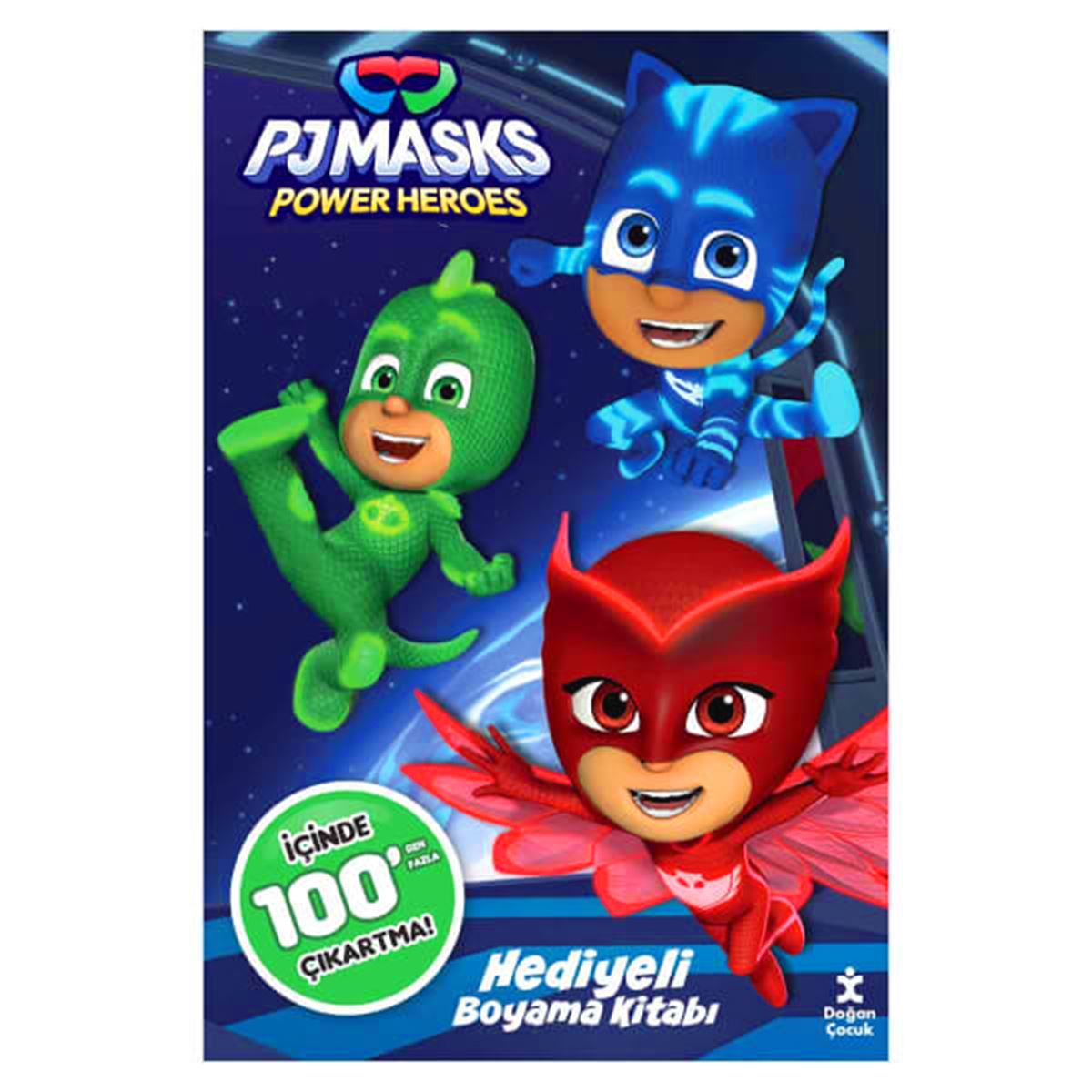 DOĞAN BOYAMA KİTABI PJMASKS POWER HEROES 100+ ÇIKARTMALI 1