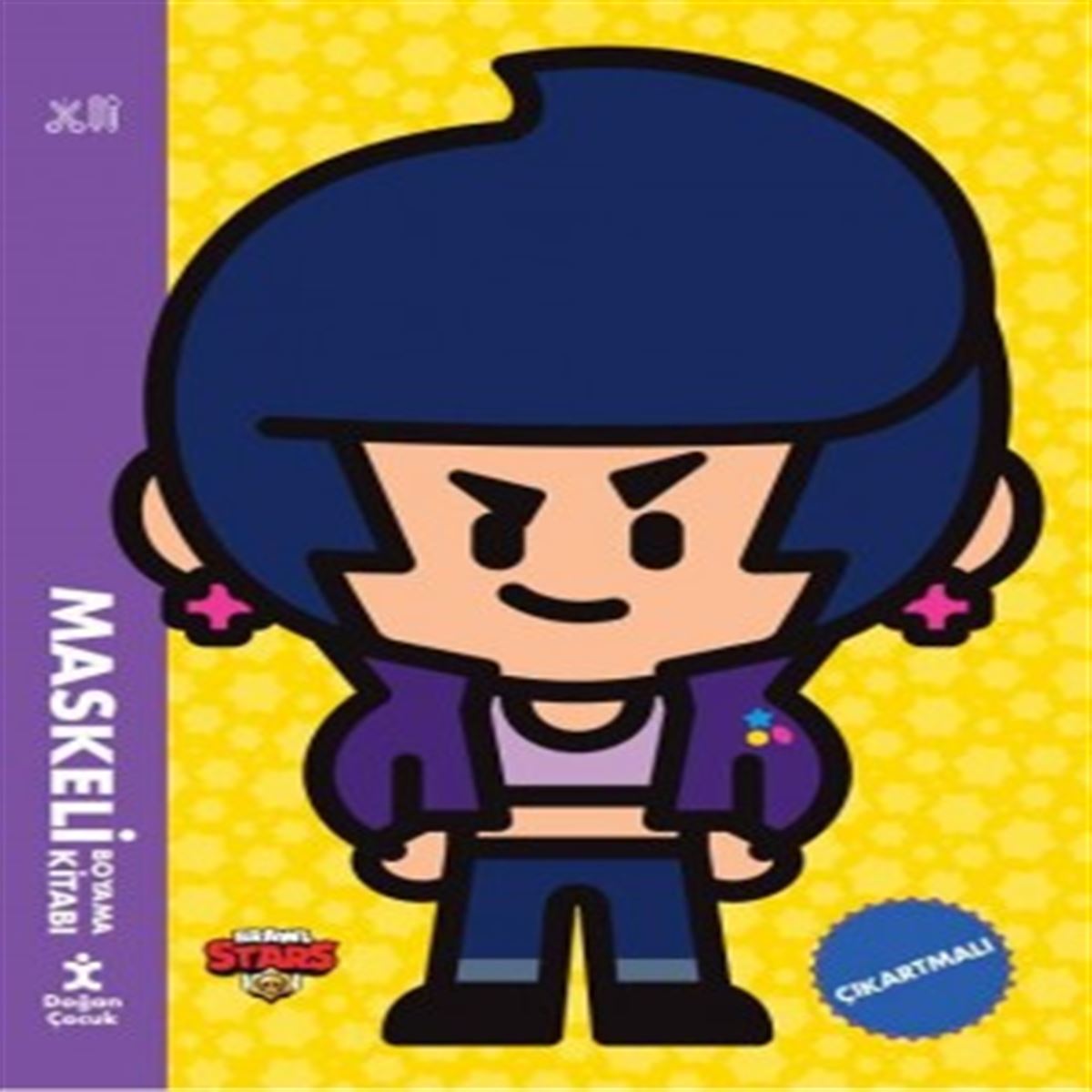 DOĞAN BOYAMA KİTABI BRAWL STARS MASKELİ ÇIKARTMALI 1