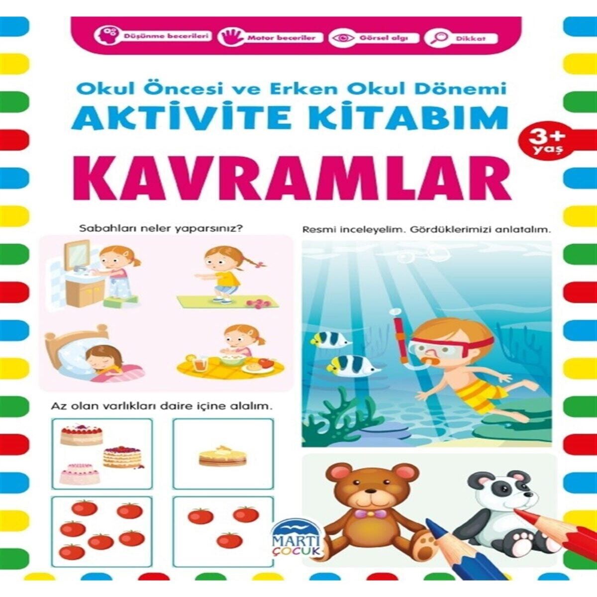 MARTI AKTİVİTE KİTABI KAVRAMLAR 3+ YAŞ 1