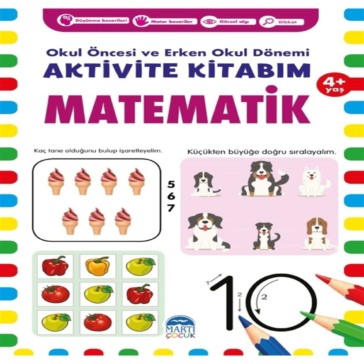 MARTI AKTİVİTE KİTABI MATEMATİK 4+ YAŞ 1