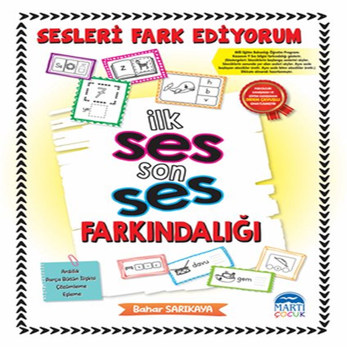 MARTI ETKİNLİK KİTABI İLK SES VE SON SES FARKINDALIĞI 1