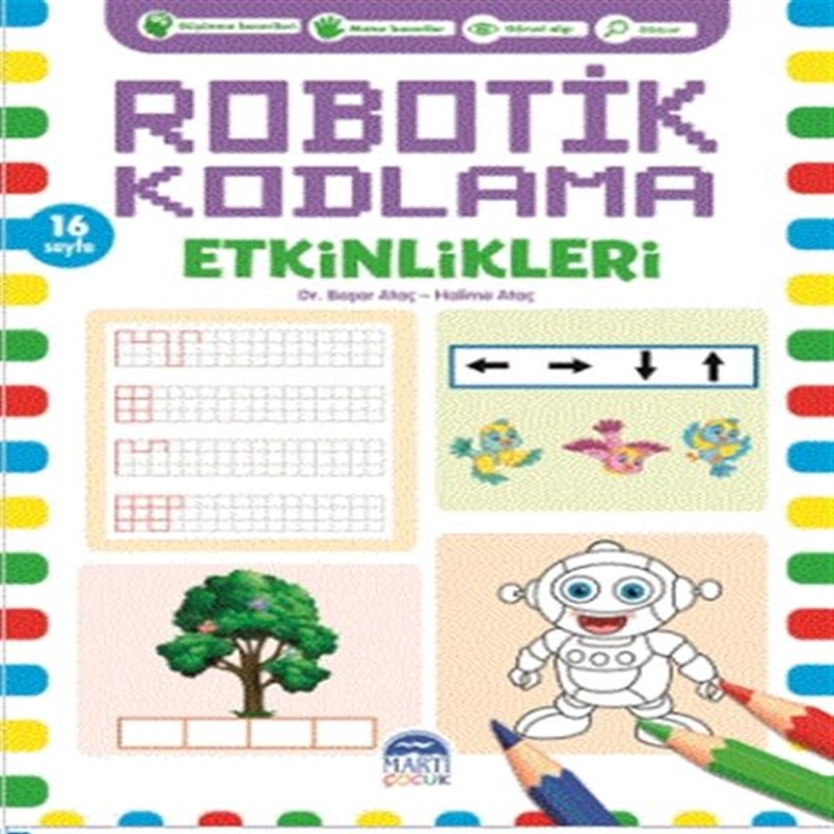 MARTI ETKİNLİK KİTABI ROBOTİK KODLAMA YEŞİL 1
