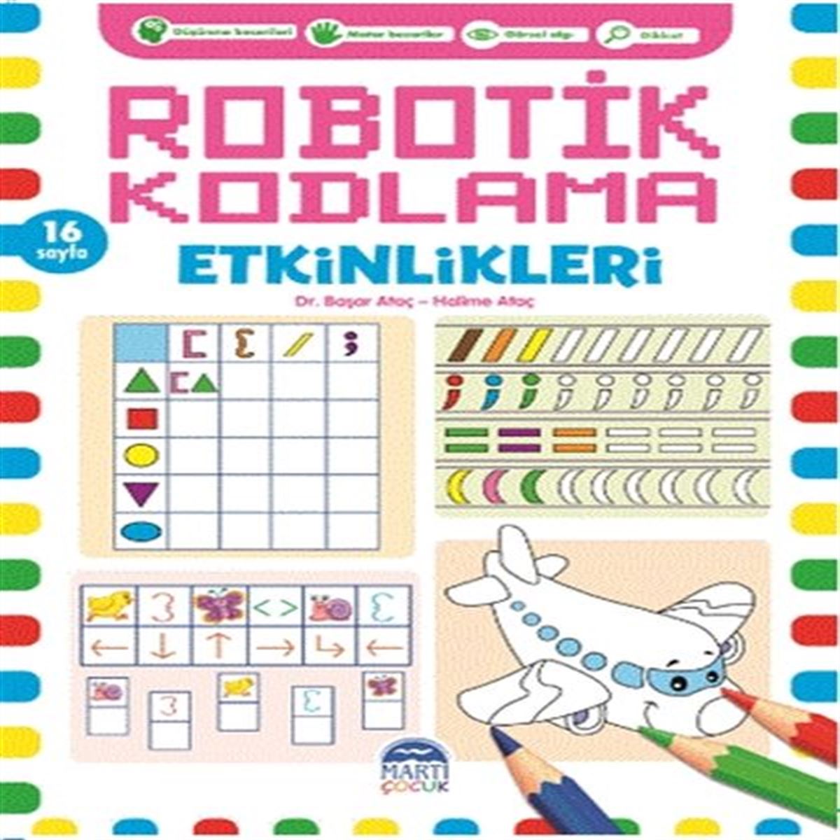 MARTI ETKİNLİK KİTABI ROBOTİK KODLAMA MAVİ 1