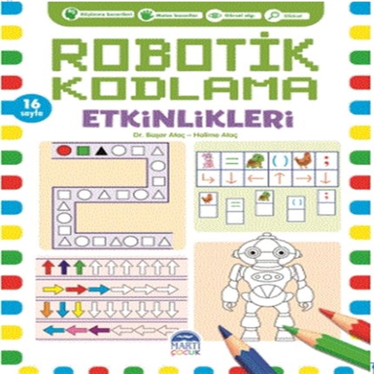 MARTI ETKİNLİK KİTABI ROBOTİK KODLAMA MOR 1