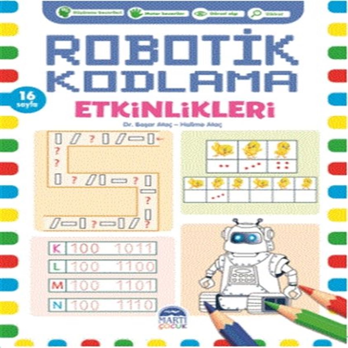 MARTI ETKİNLİK KİTABI ROBOTİK KODLAMA PEMBE 1
