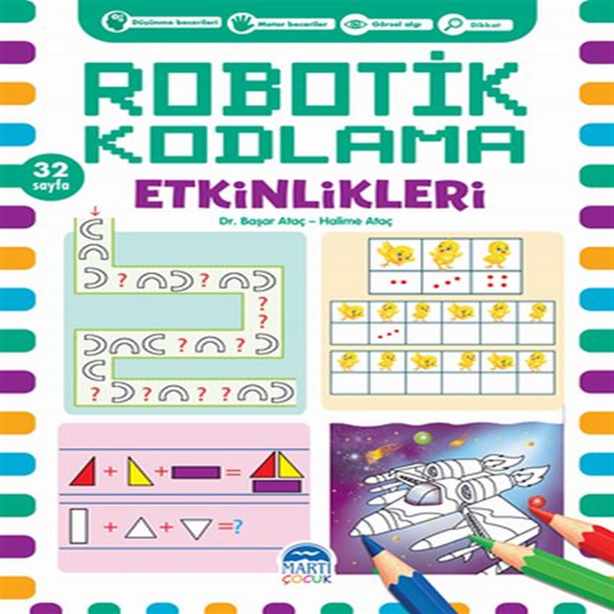 MARTI ETKİNLİK KİTABI ROBOTİK KODLAMA MOR 1