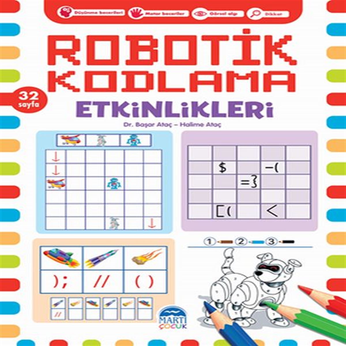 MARTI ETKİNLİK KİTABI ROBOTİK KODLAMA MOR 1
