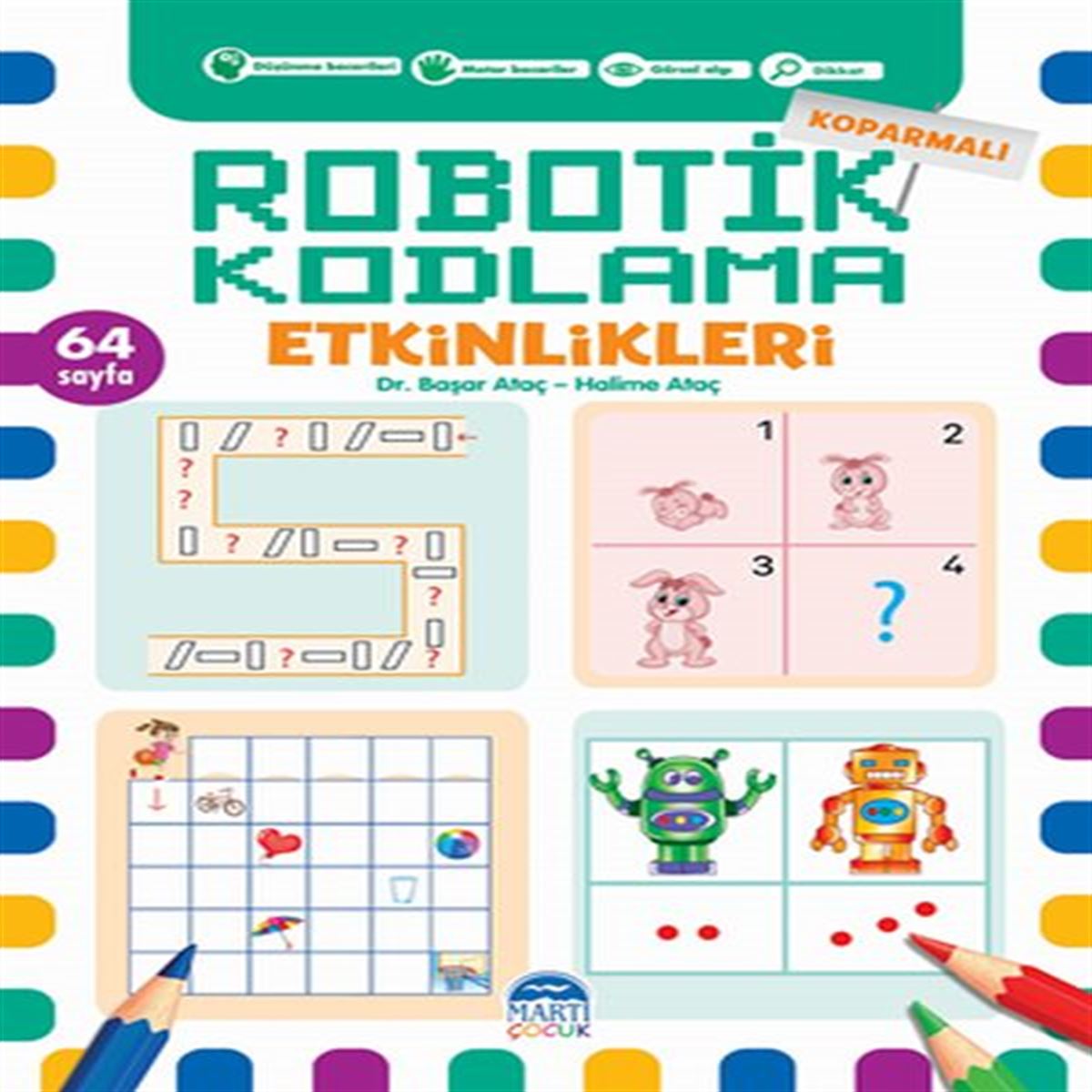 MARTI ETKİNLİK KİTABI ROBOTİK KODLAMA TURUNCU 1