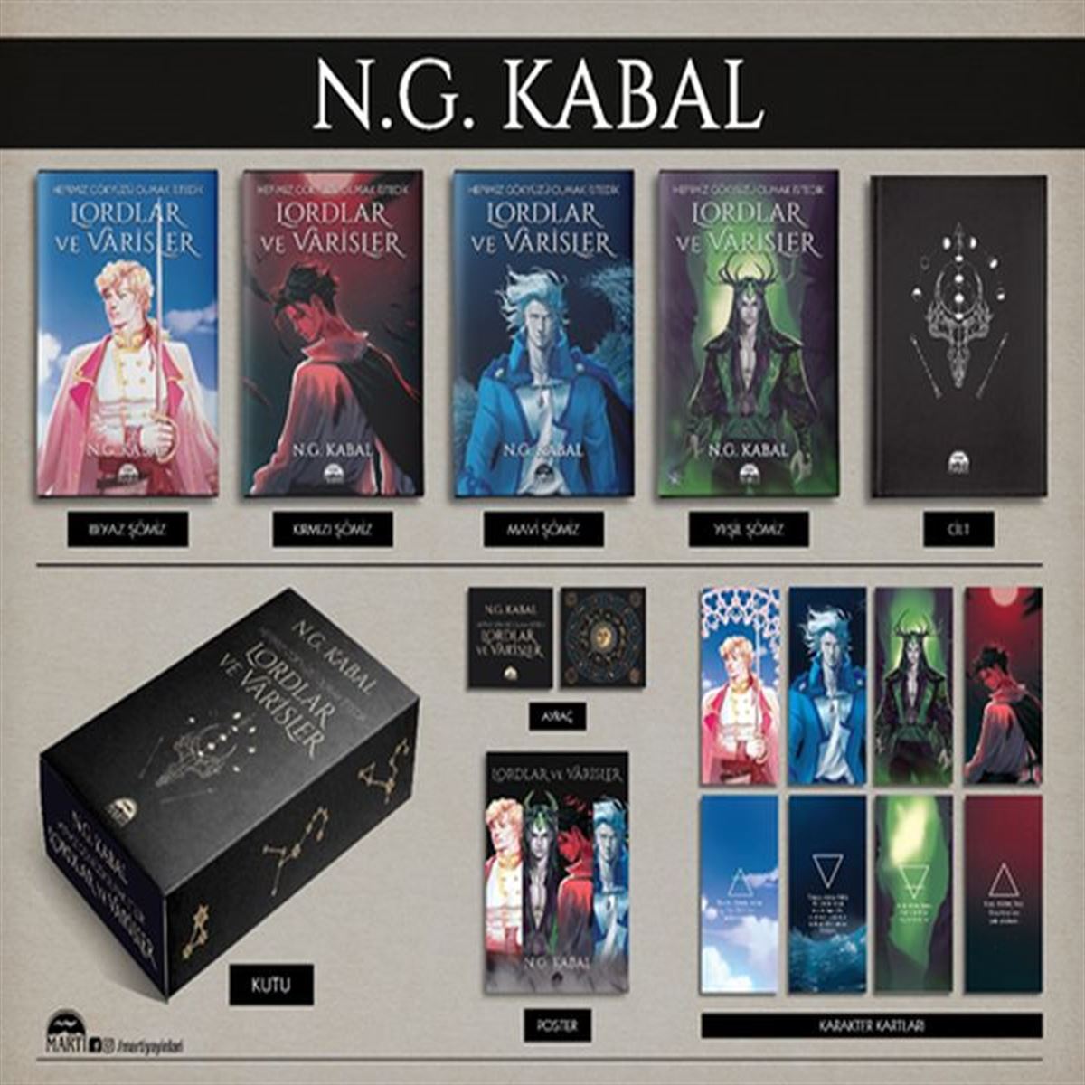 MARTI ROMAN HEPİMİZ GÖKYÜZÜ OLMAK İSTEDİK LORDLAR VE VARİSLER KUTULU 1