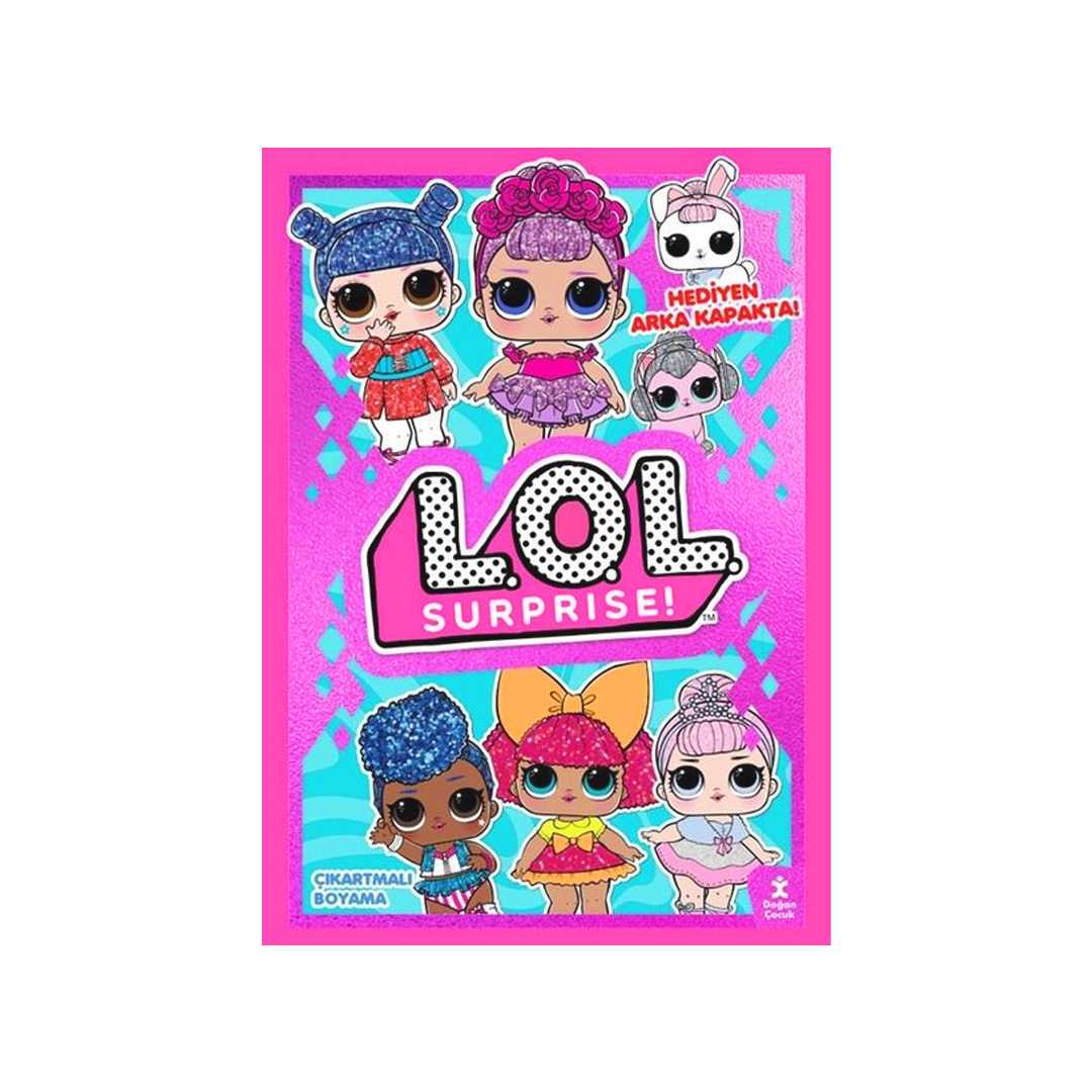 DOĞAN BOYAMA KİTABI LOL SURPRİSE ÇIKARTMALI HEDİYELİ 1