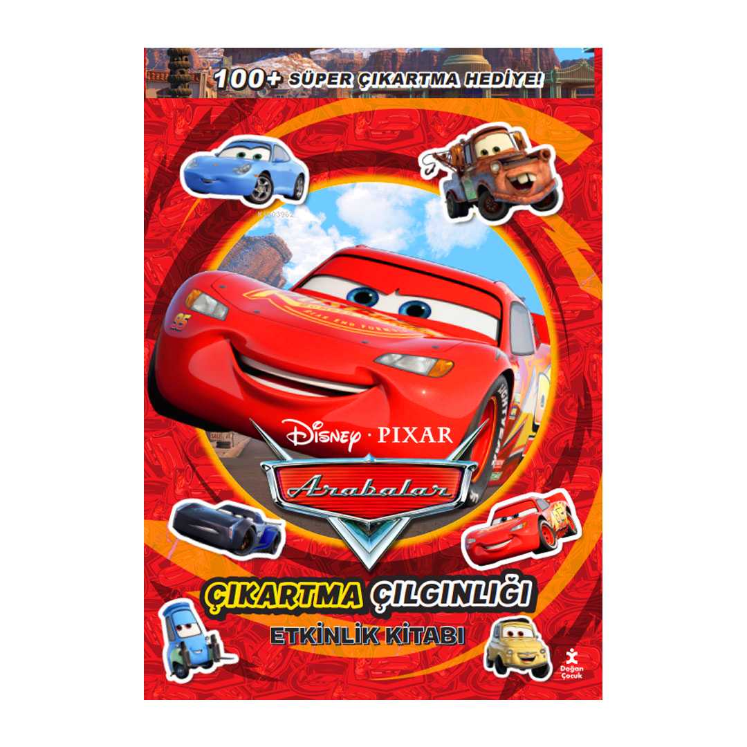 DOĞAN ETKİNLİK KİTABI DİSNEY PİXAR ARABALAR ÇIKARTMA ÇILGINLIĞI 100+ ÇIKARTMA 1